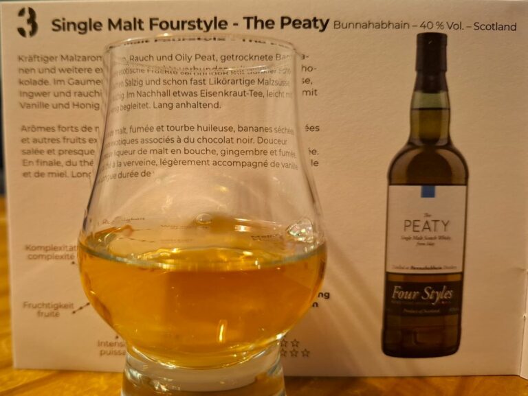 Four Style Peaty Bunnahabhain