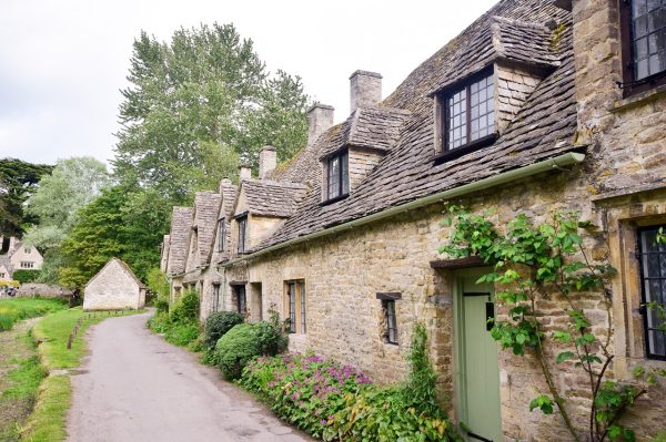 village, cottages row, cottages